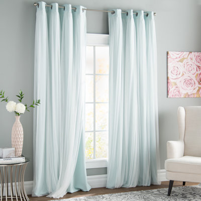 Green Lined Curtains Amp Drapes You Ll Love In 2019 Wayfair